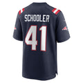 Custom #41 Navy NE Football Shirt Top
