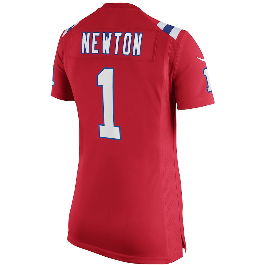 Custom #1 Red NE Football Shirt Top