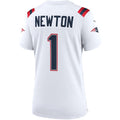 Custom #1 White NE Football Shirt Top