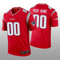 Custom Red NE Football Shirt Top