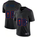 Custom Black NE Football Shirt Top