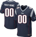 Custom Blue NE Football Shirt Top