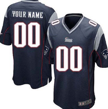 Custom Blue NE Football Shirt Top