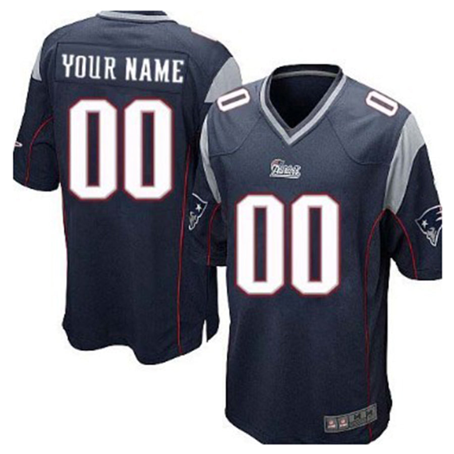 Custom Blue NE Football Shirt Top