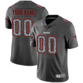 Custom Gray NE Football Shirt Top