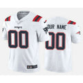 Custom White NE Football Shirt Top