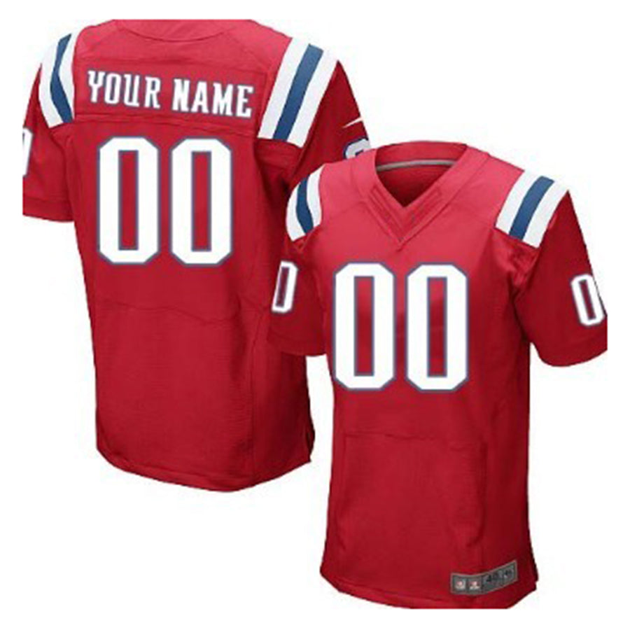 Custom Red NE Football Shirt Top