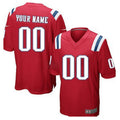 Custom Red NE Football Shirt Top