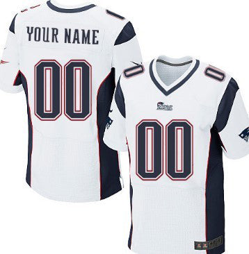 Custom White NE Football Shirt Top