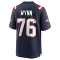 Custom #76 Navy NE Football Shirt Top