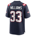 Custom #33 Navy NE Football Shirt Top