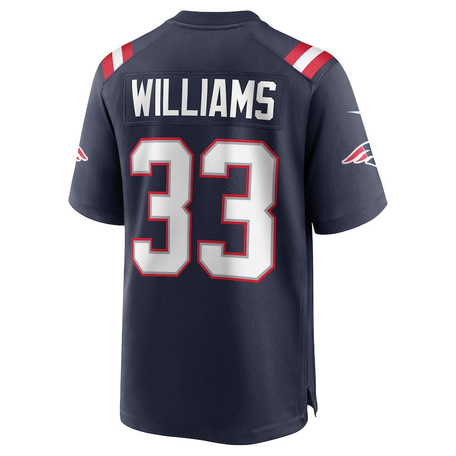 Custom #33 Navy NE Football Shirt Top