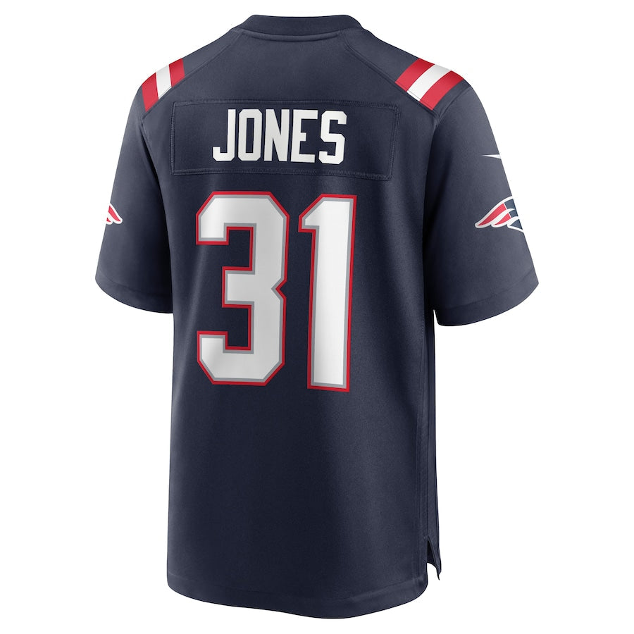 Custom #31 Navy NE Football Shirt Top