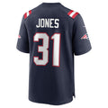 Custom #31 Navy NE Football Shirt Top