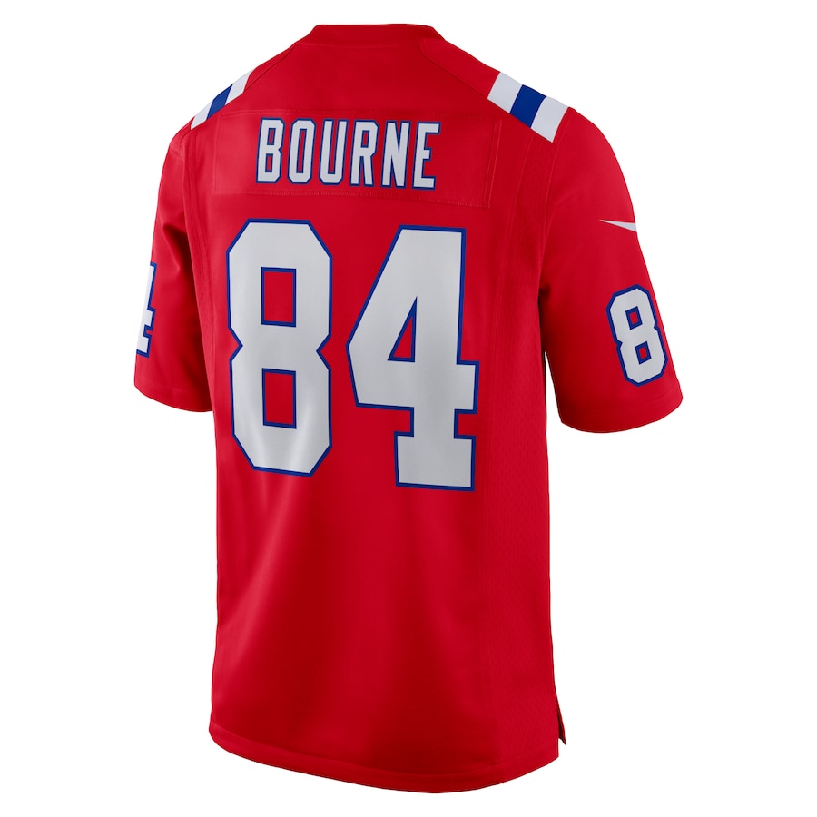 Custom #84 Red NE Football Shirt Top