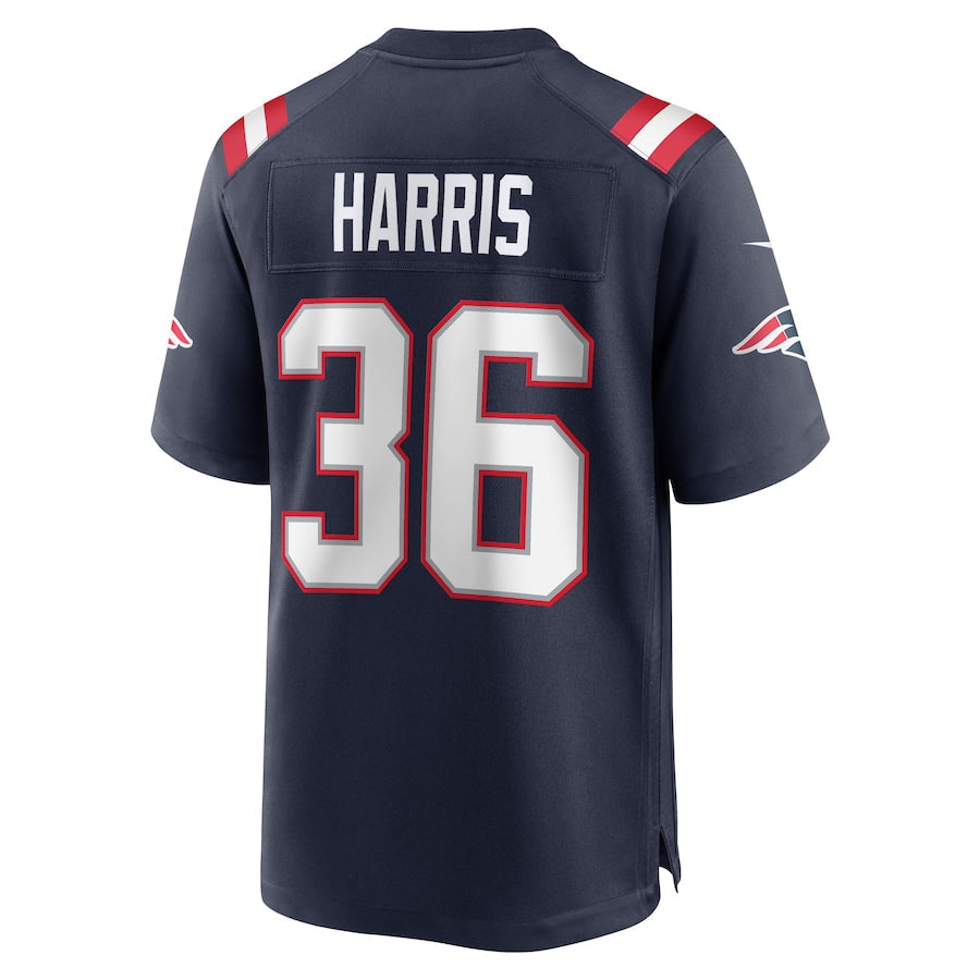 Custom #36 Navy NE Football Shirt Top