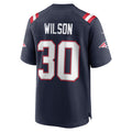 Custom #30 Navy NE Football Shirt Top