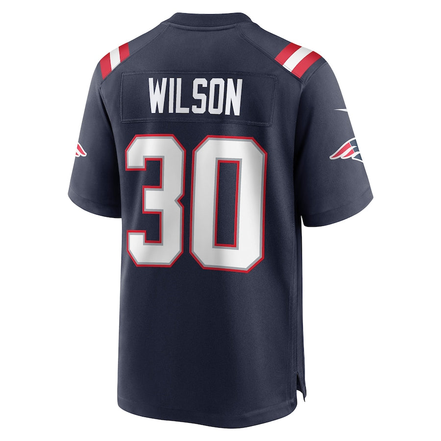 Custom #30 Navy NE Football Shirt Top