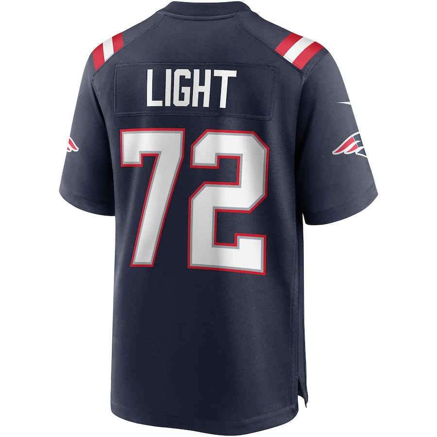 Custom #72 Navy NE Football Shirt Top