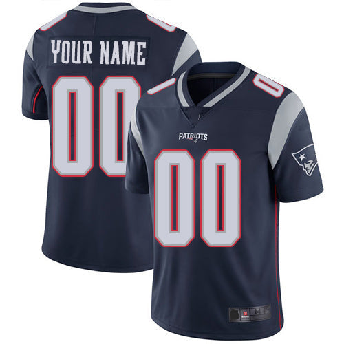 Custom Navy NE Football Shirt Top