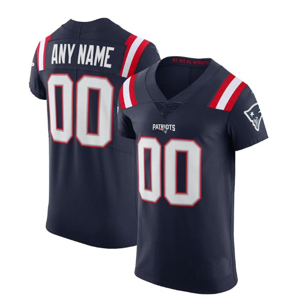 Custom Navy NE Football Shirt Top