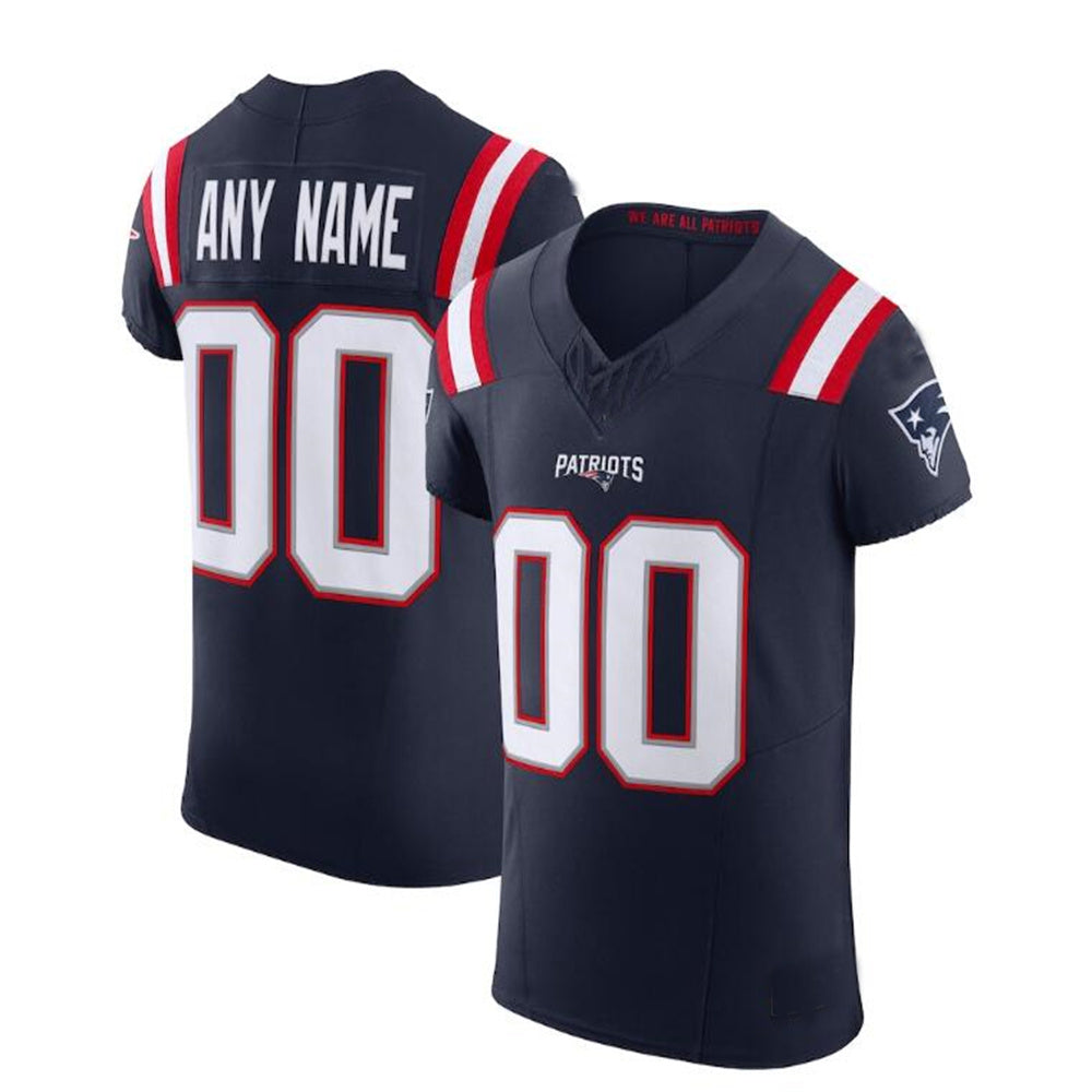 Custom Navy NE Football Shirt Top