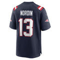 Custom #13 Navy NE Football Shirt Top