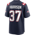 Custom #37 Navy NE Football Shirt Top