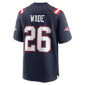 Custom #26 Navy NE Football Shirt Top