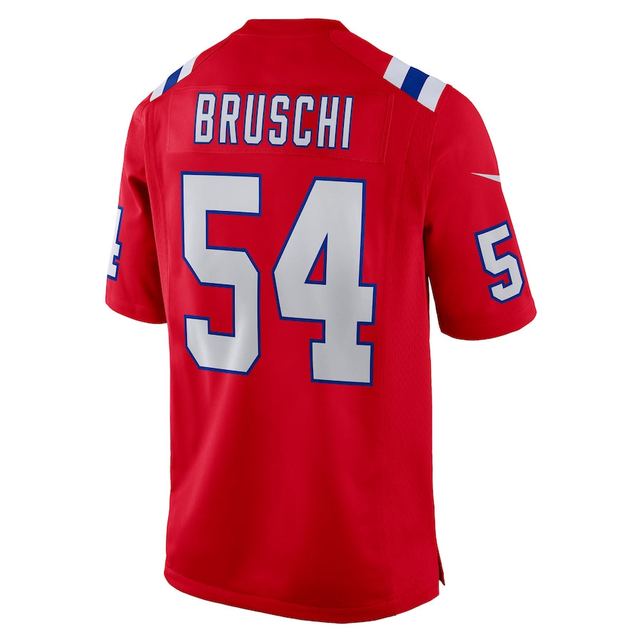 Custom #54 Red NE Football Shirt Top