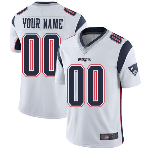 Custom White NE Football Shirt Top