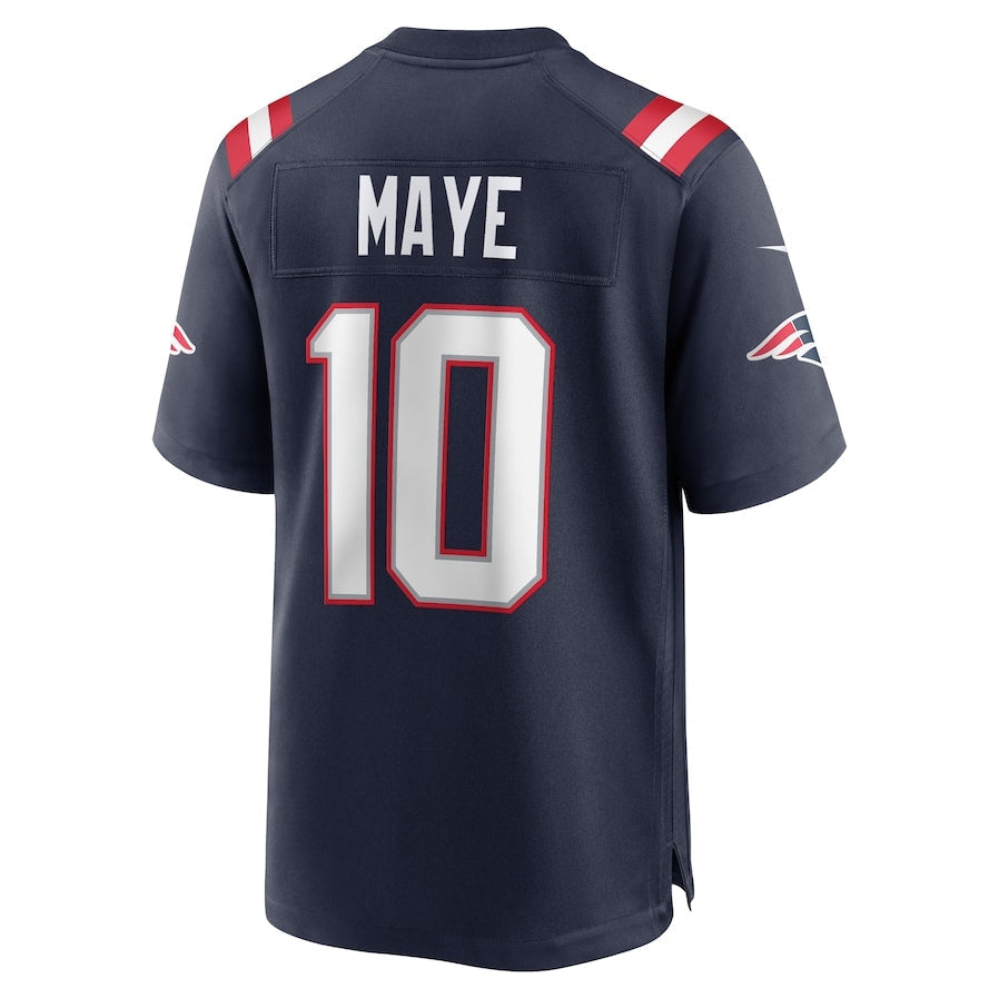 Custom #10 Navy 2024 NE Football Shirt Top