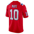 Custom #10 Red 2024 NE Football Shirt Top