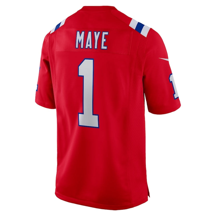 Custom #1 Red 2024 NE Football Shirt Top