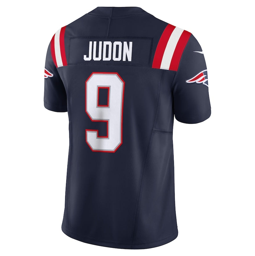 Custom #9 Navy NE Football Shirt Top