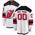Custom White NJD Hockey Shirt Top