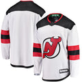 Custom White NJD Hockey Shirt Top