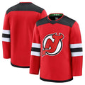 Custom Red NJD Hockey Shirt Top