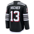 Custom #13 Black NJD Hockey Shirt Top
