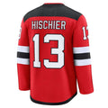 Custom #13 Red NJD Hockey Shirt Top