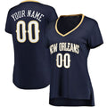 Custom Navy NOP Basketball Shirt Top