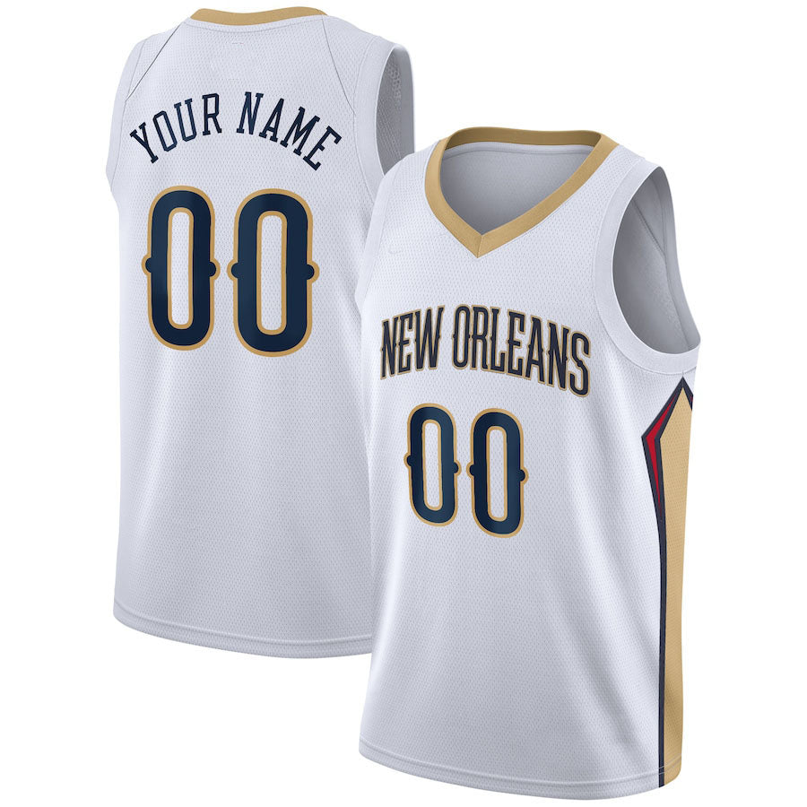 Custom #21 White 2020 NOP Basketball Shirt Top