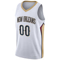 Custom White NOP Basketball Shirt Top