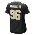 Custom #96 Black NO Football Shirt Top