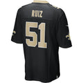 Custom #51 Black NO Football Shirt Top