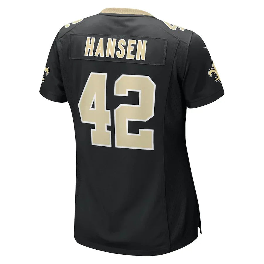 Custom #42 Black NO Football Shirt Top