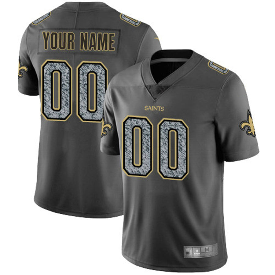 Custom Gray NO Football Shirt Top