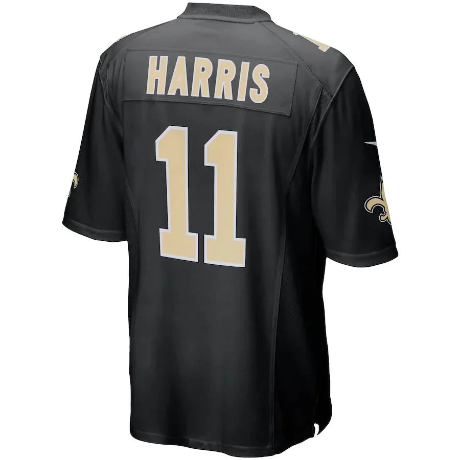 Custom #11 Black NO Football Shirt Top