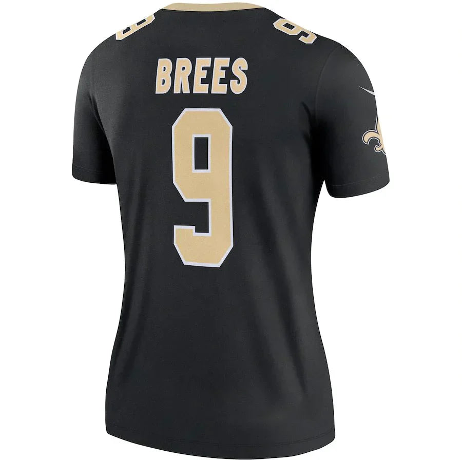 Custom #9 Black NO Football Shirt Top