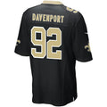 Custom #92 Black NO Football Shirt Top